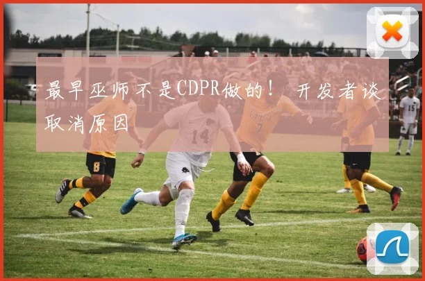 最早巫师不是CDPR做的！ 开发者谈取消原因